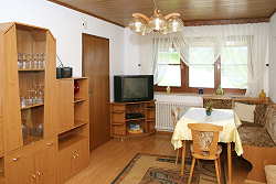 Die Küche in unserer Ferienwohnung.